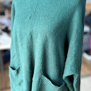 LOFT Green Women's Cowl Neck Sweater